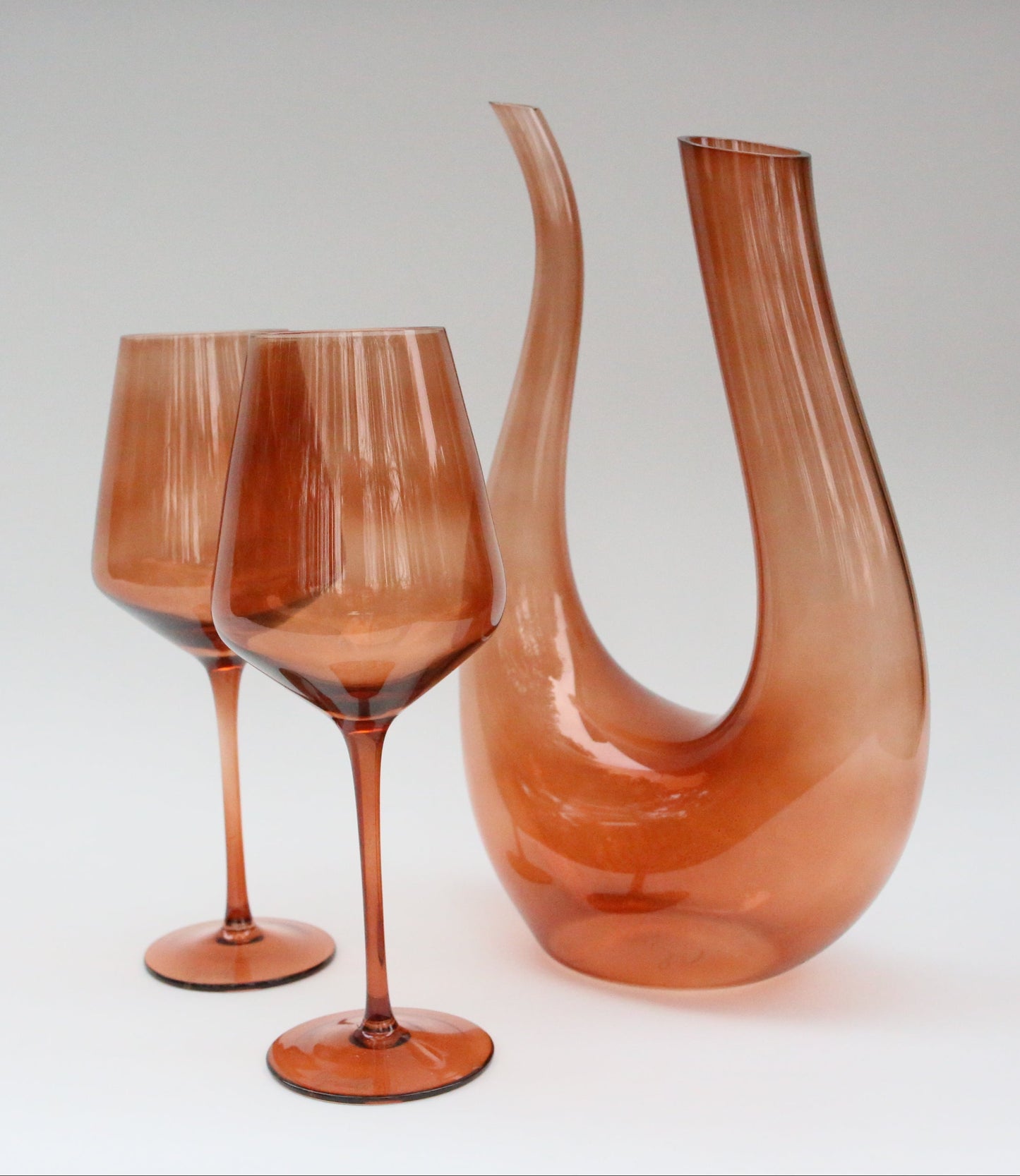 Silk Brandy Brown Decanter Set