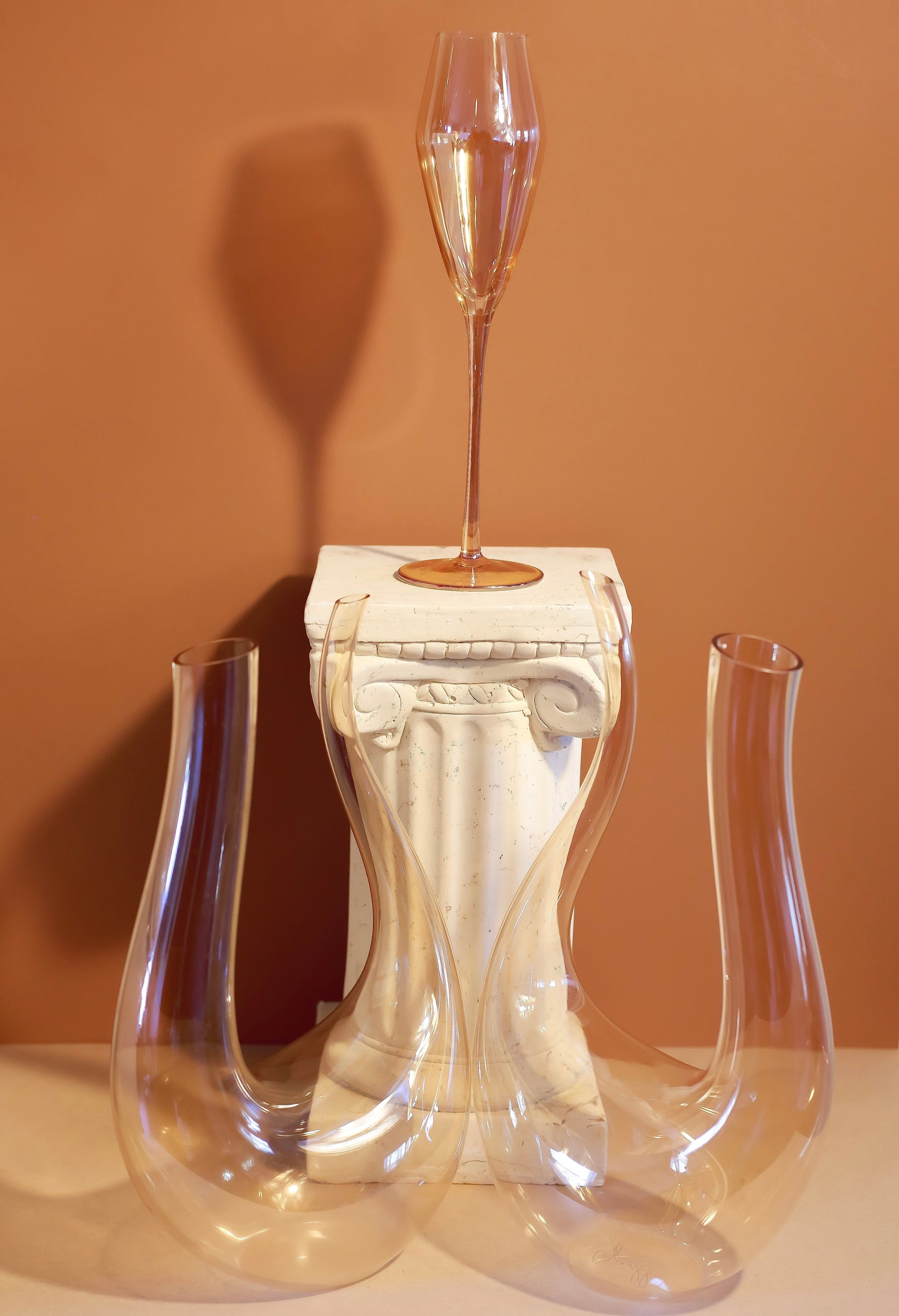 Golden Honey Decanter Set