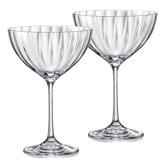 Ripple Coupe Glasses - Set of 2