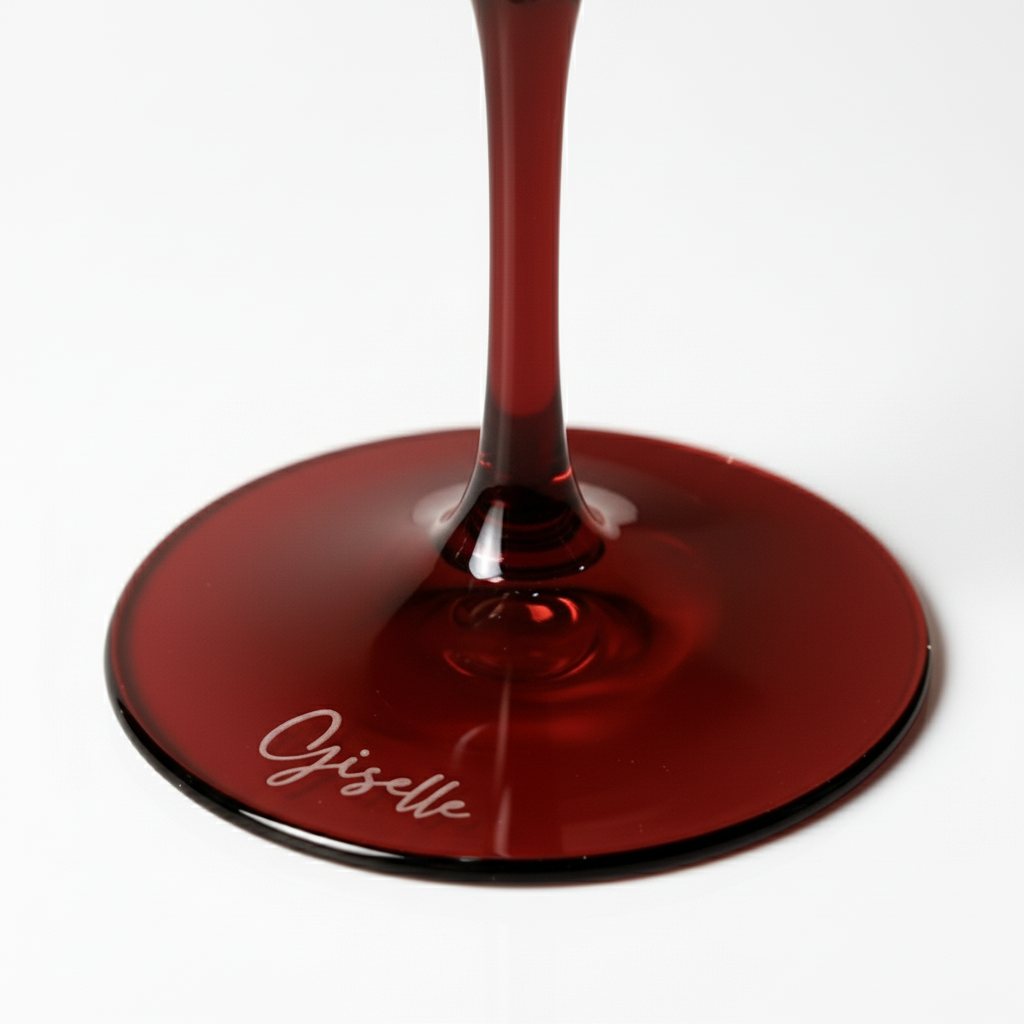 Mahogany Wine Glasses – Set of 2