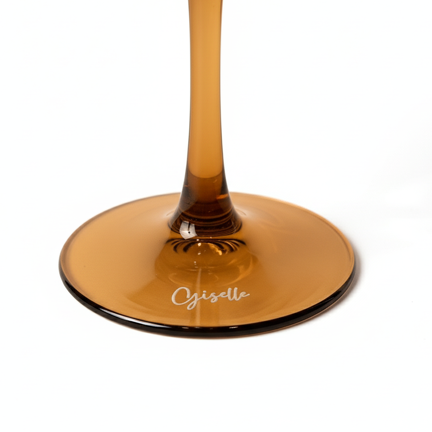 Velvet Cognac Champagne Coupes - SET OF 6