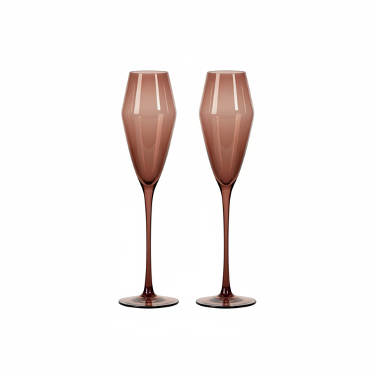 Mahogany Champagne Tulips - Set of 2
