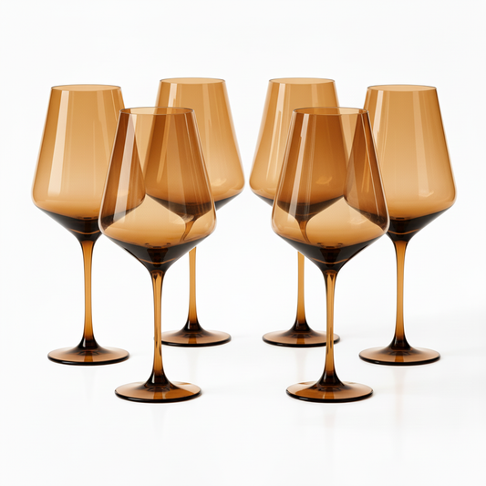 Velvet Cognac Wine Glasses - Set of 6