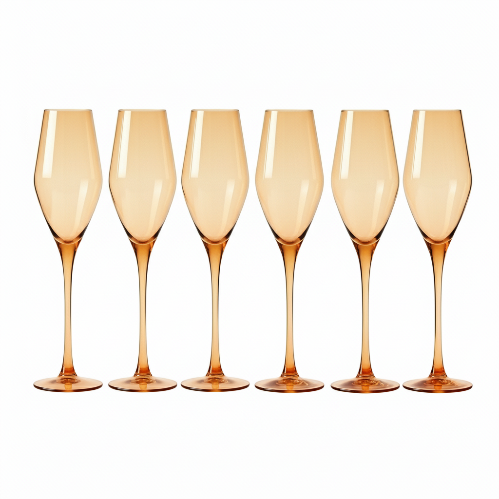 Caramel Blush Champagne Tulips – Set of 6