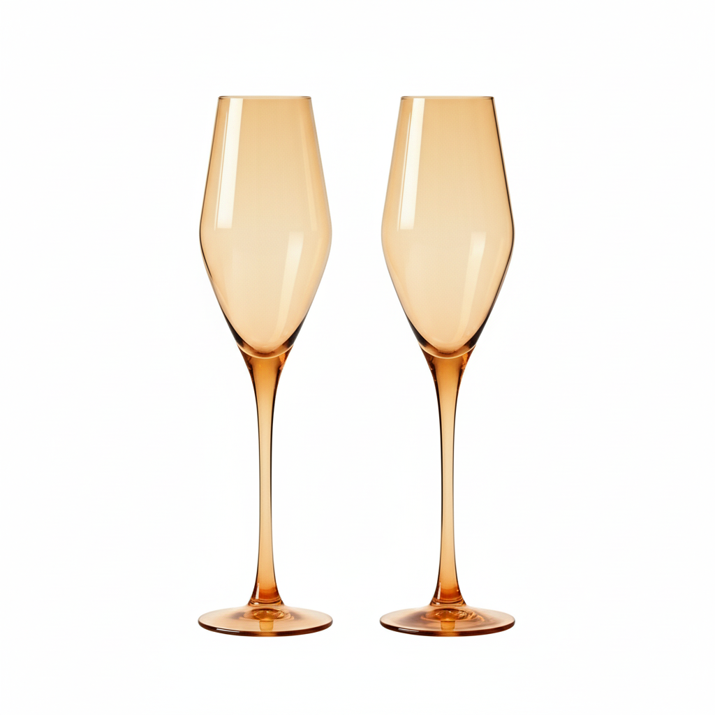 Caramel Blush Champagne Tulips – Set of 2