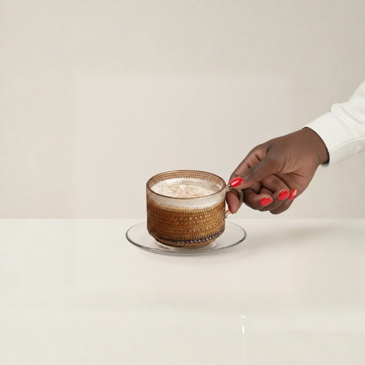 Clear Iridescent Coffee Mug